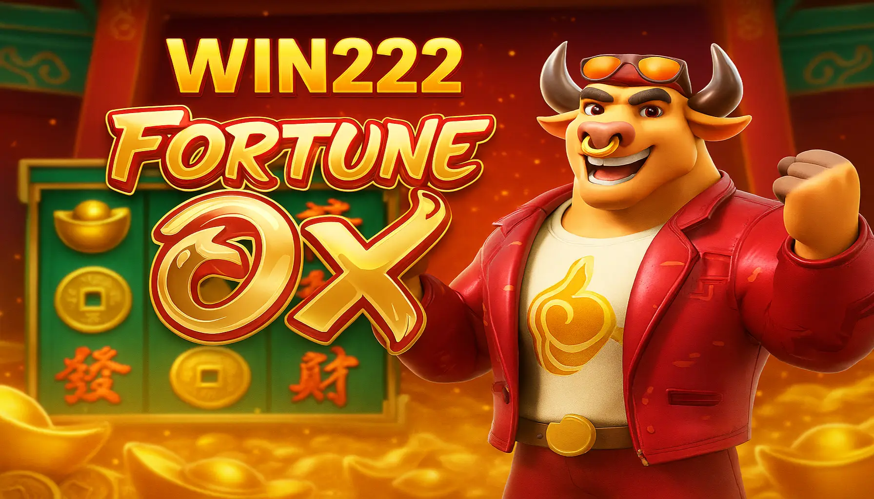 Fortune Ox no WIN222 - Aposte Agora e Reivindique Seus Ganhos
